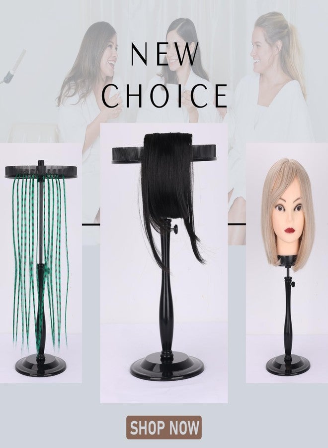 lightmay Hair Extension Holder - Storage and Ensuring Your Hair Stable. Applied to Clip Hair Extensions, Colors Hair Tinsel, Bangs, etc. Multifunctional Extension Holder is Suitable for Family and Travel(Black - Image 3